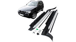 BMW X3 E83 2003–2010 Cixtai sivuaskelmat (2 kpl, alumiini) kuva 3