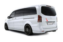 Mercedes Vito/V-class W447 2014– Lista rekisterikilven yläpuolelle (aito hiilikuitu) kuva 3