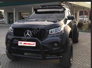 Mercedes X class 2017–2020 Tuulilasin spoileri (V3, maalattava) kuva 2