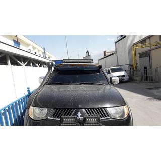 Tuulilasin aurinkolippa (Meliset LED) Mitsubishi L200 2015–2024 kuva 2