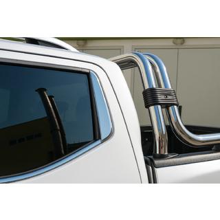 Ruostumattomat koristelistat takapilareihin (2 kpl) Nissan Navara/NP300 2016– kuva 1