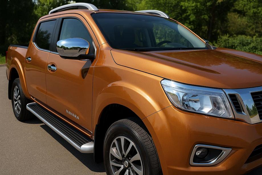 Nissan Navara/NP300 2016– Ruostumattomat peilikotelon kuoret (2 kpl) Image