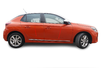 Opel Corsa F 2019– Oven kromilistat (4 kpl, ruostumaton teräs) kuva 1