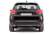 Peugeot 2008 2013–2019 Takalukun reunalista (ruostumaton teräs) kuva 1