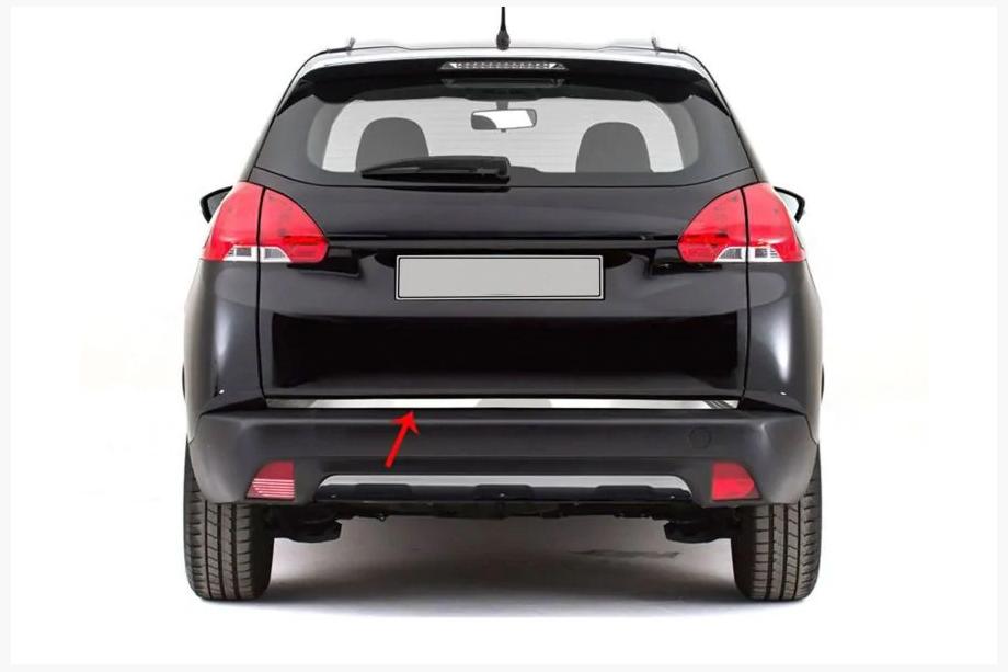 Peugeot 2008 2013–2019 Takalukun reunalista (ruostumaton teräs) Image