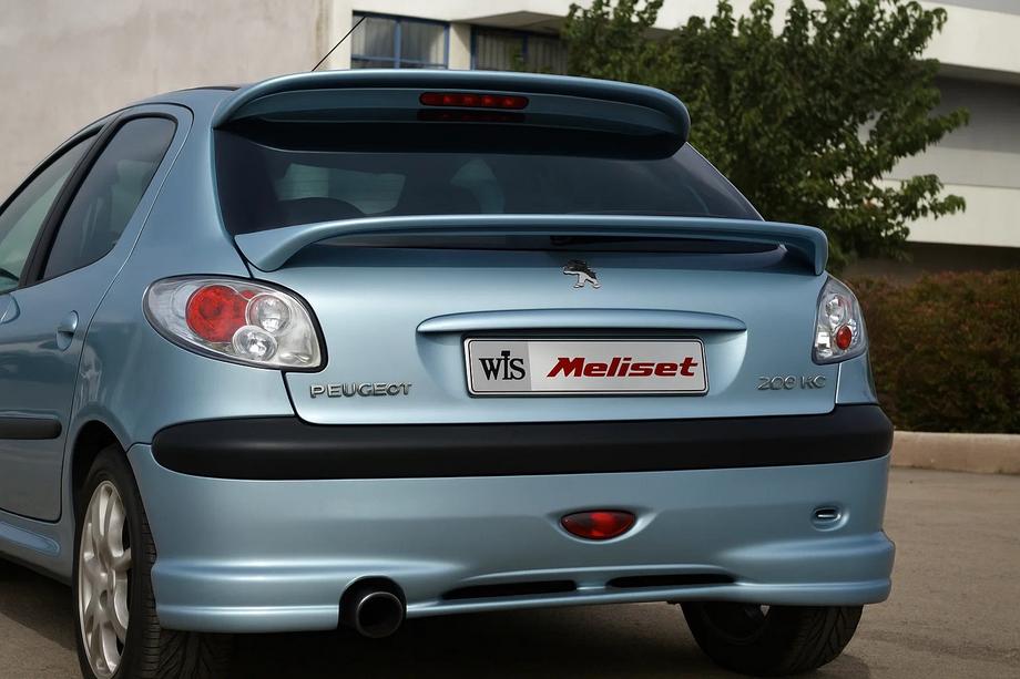 Peugeot 206 1998–2024 Alalippa Meliset (maalattavaksi) Image