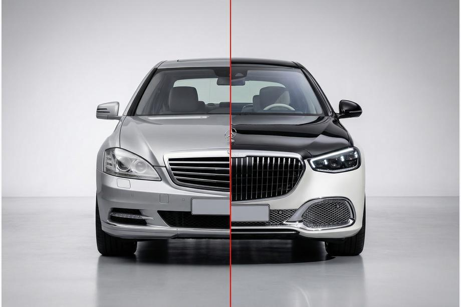 Mercedes S-class W221 2005–2013 Restyling-sarja W223 Maybachiin Image