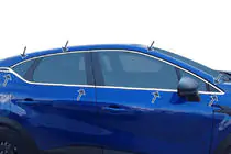 Renault Captur 2019– Täydellinen ikkunalistojen sarja (16 kpl, ruostumaton teräs) kuva 1