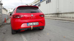 Seat Leon 2013–2020 Takapuskurin suojalista (maalattava) kuva 2
