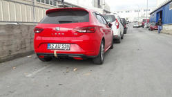 Seat Leon 2013–2020 Takapuskurin suojalista (maalattava) kuva 3