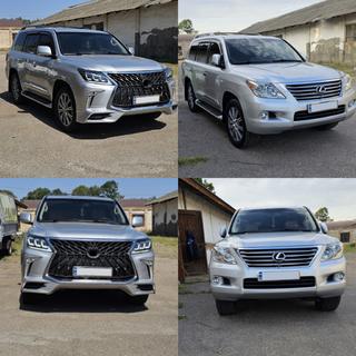 Mini-facelift muunnossarja mallista 2008-2015 TRD Sport -versioon (puskuri, ajovalot) Lexus LX570/450d 2008–2022 kuva 1