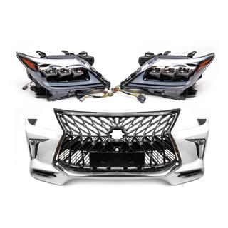 Mini-facelift muunnossarja mallista 2008-2015 TRD Sport -versioon (puskuri, ajovalot) Lexus LX570/450d 2008–2022 kuva 4