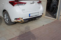 Toyota Auris 2012–2018 Takahelman diffuusori (2016-2018, maalattava) kuva 4