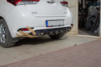 Toyota Auris 2012–2018 Takahelman diffuusori (2016-2018, maalattava) kuva 5
