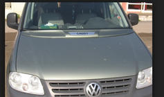 Volkswagen Caddy 2004–2010 Konepellin suojalista (maalattavaksi) kuva 1