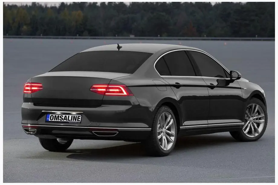 Volkswagen Passat B8 2015–2023 Rekisterikilven ylälista SD (OmsaLine, ruostumaton teräs) Image