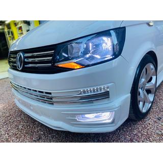 Etupuskurin lipspoileri Genis 2015-2018 (maalattava) Volkswagen T6 2015–2024 kuva 1