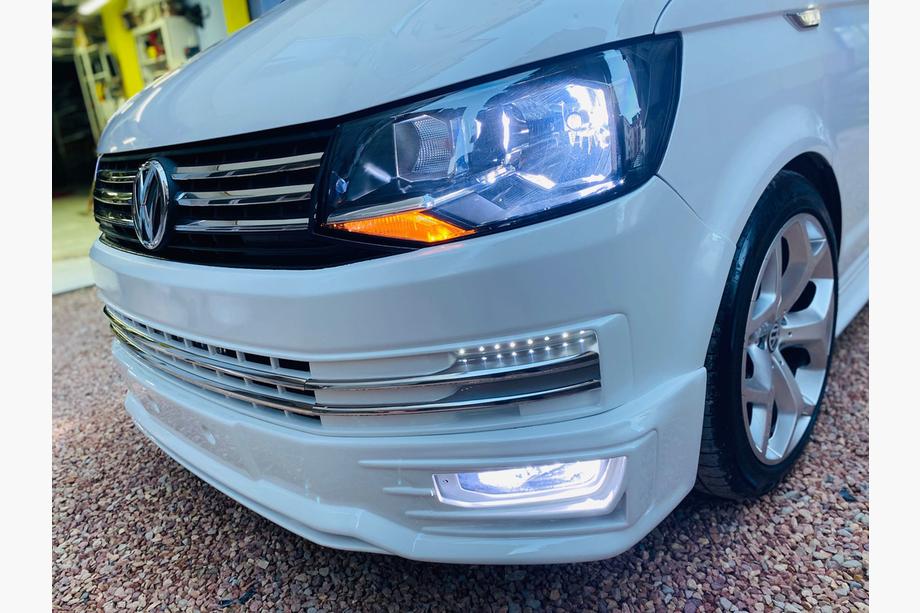 Volkswagen T6 2015–2024 Etupuskurin lipspoileri Genis 2015-2018 (maalattava) Image
