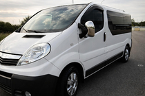 Opel Vivaro 2001–2015 Peilinkuoret (2 kpl) Kromattu muovi kuva 1