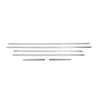 Ulkopuoliset ikkunalistat Carmos (6 kpl, ruostumaton teräs) Seat Leon 2005–2012 kuva 2