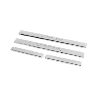 Carmos V2 kynnyssuojalistat (4 kpl, ruostumaton teräs) Fiat Linea 2006–2018 kuva 1