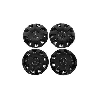 Mustat ABS-pölykapselit R16 (1 kiinnitysrengas, 4 kpl sarja) Mercedes Sprinter W906 2006–2018 kuva 2