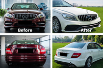 Mercedes C-sarja W204 2007–2015 Täydellinen korisarja W205-tyyliin kuva 1
