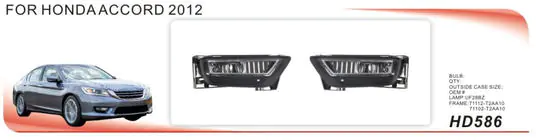 Honda Accord IX 2013–2017 Sumuvalot (2012-2015, halogeeni) kuva 1