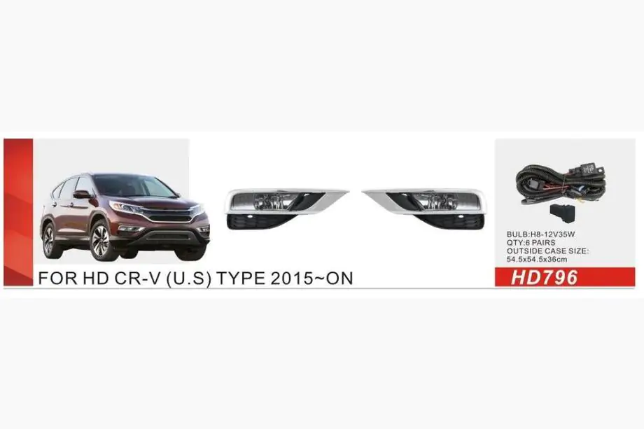 Honda CRV 2012–2016 Sumuvalot 2014-2016 US-type (halogeeni) Image