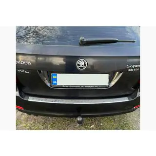 Carmos takapuskurin suojalista, ruostumaton teräs (SD/SW) Skoda Octavia II A5 2010–2013 kuva 1