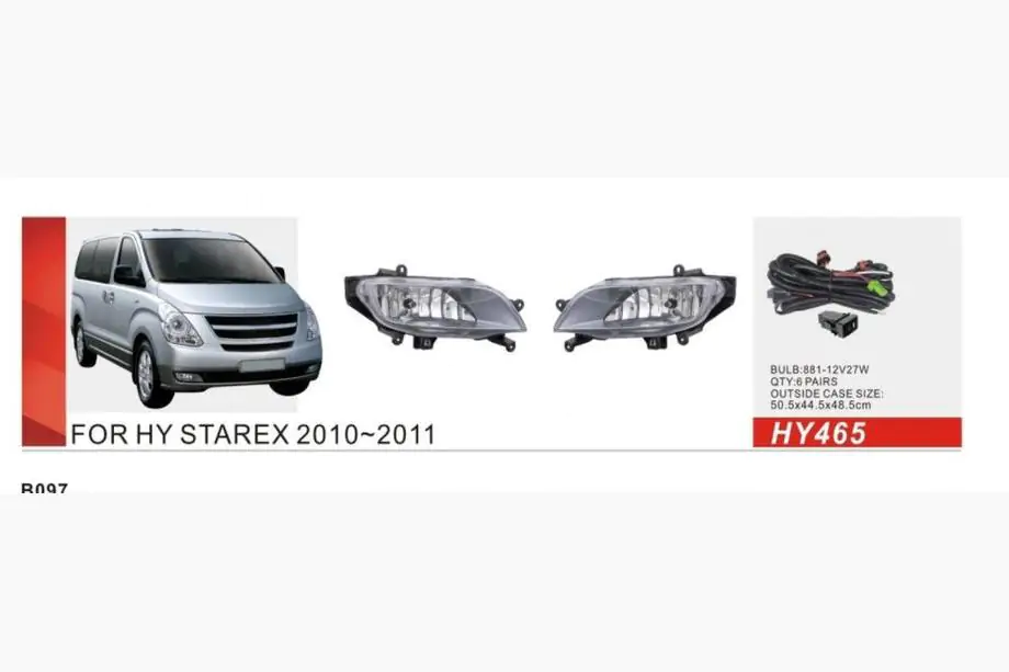 Hyundai H300, H1, Starex 2008–2020 Halogeeniset sumuvalot Kuva 1