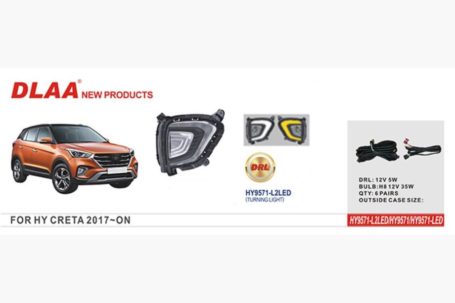 Hyundai Creta 2014–2020 LED-sumuvalot Kuva 1