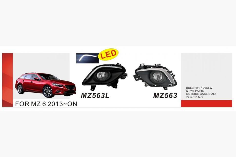 Mazda 6 2012–2024 Sumuvalot 2013-2015 (2 kpl, halogeeni) Image