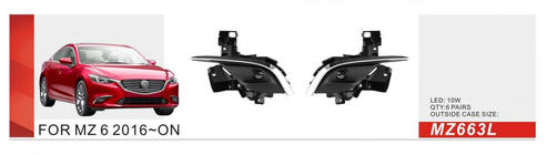 Mazda 6 2012–2024 Sumuvalot 2016-2018 (2 kpl, LED) kuva 1