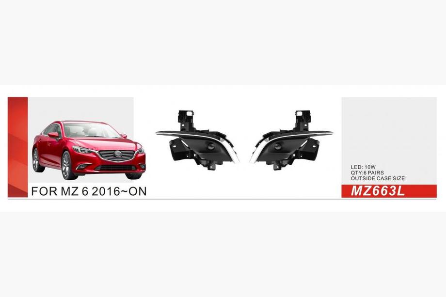 Mazda 6 2012–2024 Sumuvalot 2016-2018 (2 kpl, LED) Image