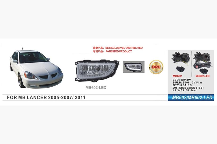 Mitsubishi Lancer 9 2004–2008 Sumuvalot (2 kpl, LED) Image