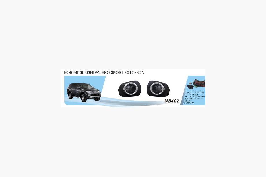 Mitsubishi L200 2006–2015 Sumuvalot 2011-2015 (2 kpl, halogeeni) Image