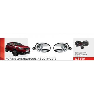 Sumuvalot (2 kpl, halogeeni) Nissan Qashqai 2010–2014