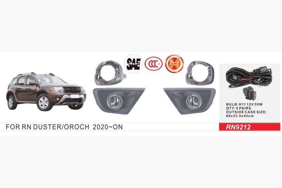 Renault Duster 2008–2017 Sumuvalot 2015-2018 (2 kpl, halogeeni) Image