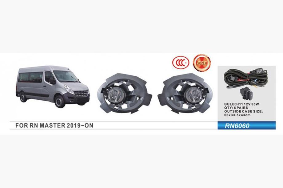 Renault Master 2011–2023 Sumuvalot 2015-2020 (2 kpl, halogeeni) Kuva 3