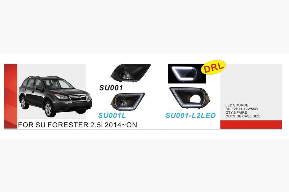 Subaru Forester 2013–2018 Sumuvalot (2 kpl, halogeeni) Image