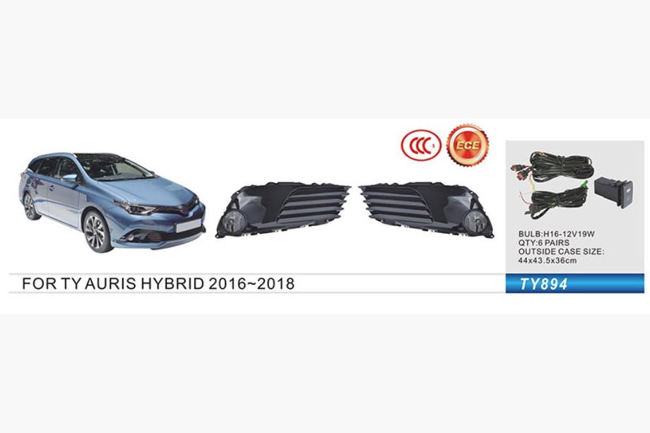 Toyota Auris 2012–2018 Sumuvalot Hibryd 2015-2018 (2 kpl, halogeeni) Image