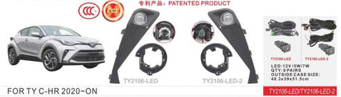 Toyota C-HR 2016–2023 Sumuvalot 2020+ (2 kpl, LED) kuva 1