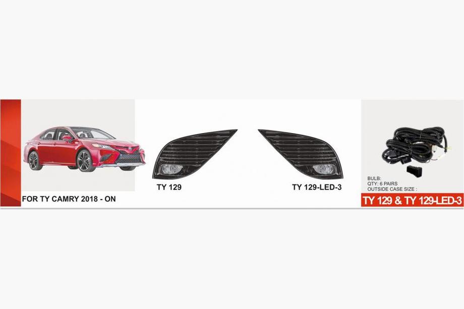 Toyota Camry 2017–2023 US-tyyppiset sumuvalot (2 kpl, LED) Image