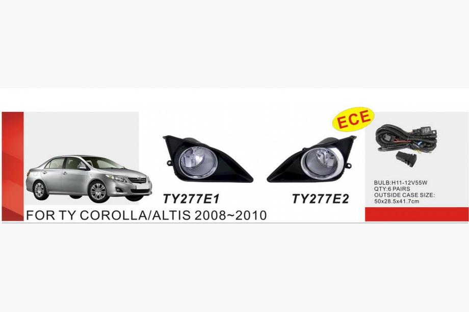 Toyota Corolla 2007–2013 Sumuvalosarja 2007-2010 (2 kpl, halogeeni) Image