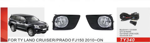 Toyota Land Cruiser Prado 150 2009–2023 Sumovalot 2010-2013 (2 kpl, halogeeni) kuva 1