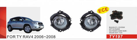 Toyota Rav 4 2006–2013 Sumuvalot 2006-2008 (2 kpl, halogeeni) kuva 1