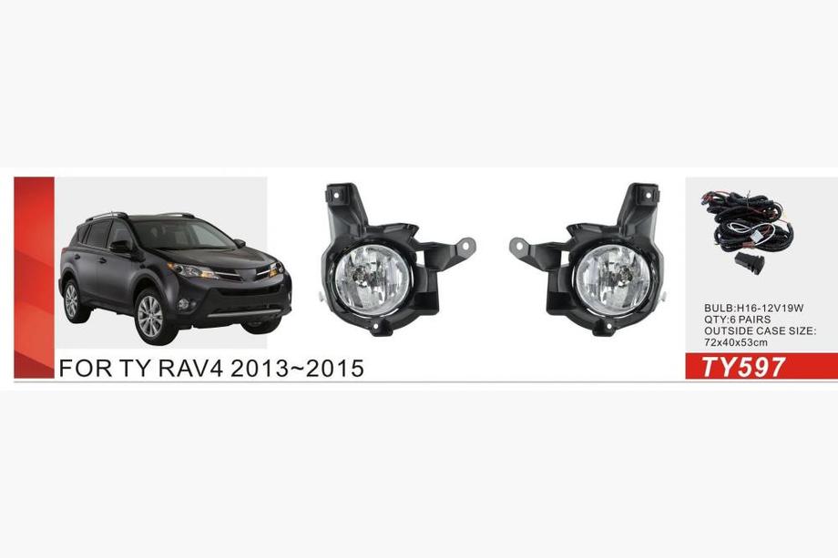 Toyota Rav 4 2013–2018 Sumuvalosarja 2013-2016 (2 kpl, halogeeni) Image