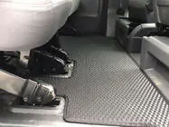 Volkswagen T5 2010–2015 EVA-autolattiamatot V2 (pitkä akseliväli, täydellinen matkustamo, mustat) kuva 6