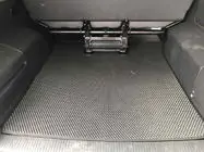 Volkswagen T5 2010–2015 EVA-autolattiamatot V2 (pitkä akseliväli, täydellinen matkustamo, mustat) kuva 8